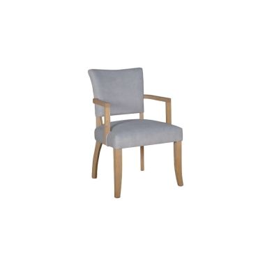 Duke Arm Chair Velvet - Light Grey