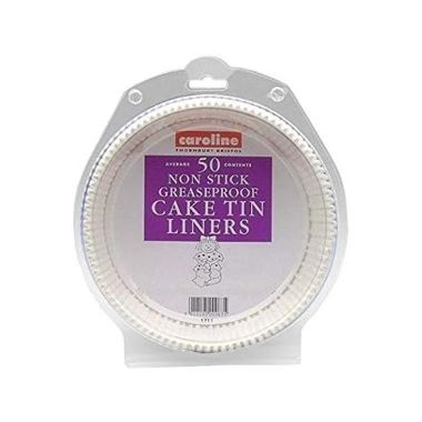 Caroline Cake Tin Liner 8 - 50 Pack