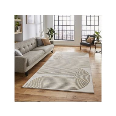 Apollo Grey and Gold Rug