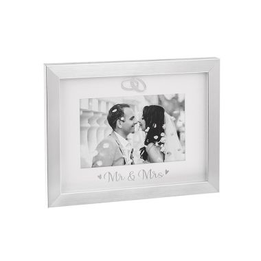 Silver Event Frame Mr & Mrs 6X4