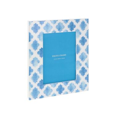 Blue Trellis Photoframe 6X4