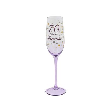 Birthday Sparkle Flute Age 70