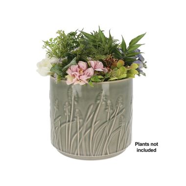 Deco Glaze Planter Wheat Large