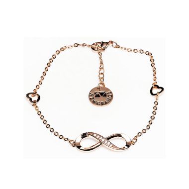 Rose Gold Infinity Bracelet
