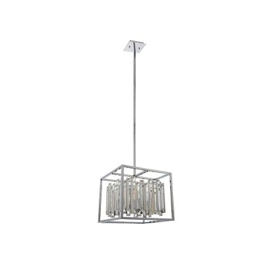 Katie Bleu Acadia 4 Light Pendant Chrome Plate