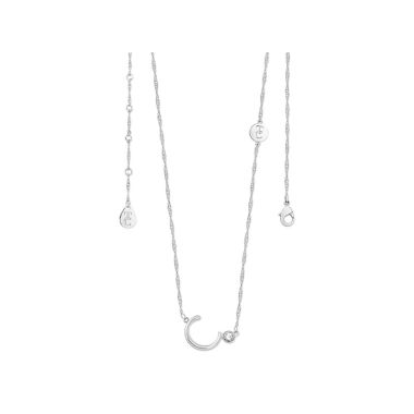 Allied TC Letter Pendant Silver- C