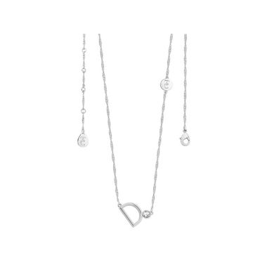 Allied TC Letter Pendant Silver- D