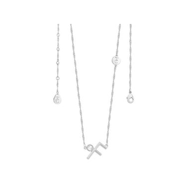 Allied TC Letter Pendant Silver- F