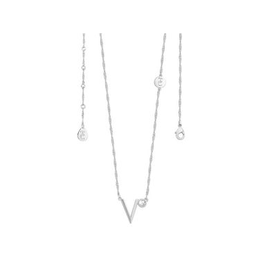 Allied TC Letter Pendant Silver- V