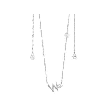 Allied TC Letter Pendant Silver- W
