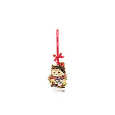 Christmas House With Reindeer Tree Decoration