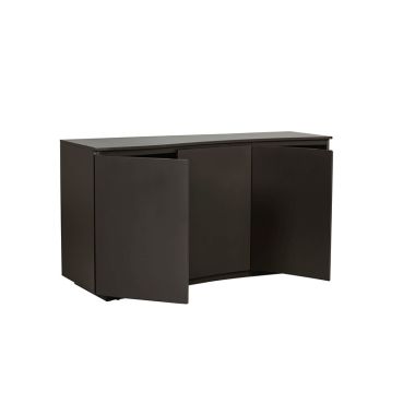 Daiva Sideboard 3 Door - Charcoal Matt With Led