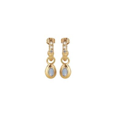Newbridge Drop Earrings With Blue Stones