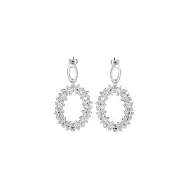 Newbridge Floral Oval Ornate Earrings