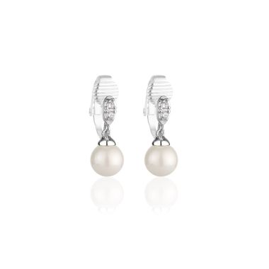 Newbridge Clip On Earrings With Pearl Drop