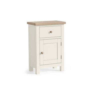 Modern Country Oak - Coconut Telephone Cupboard