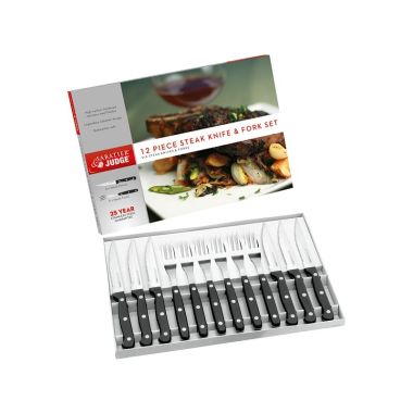 Judge Sabatier IV 12 Piece Steak Knife & Fork Set