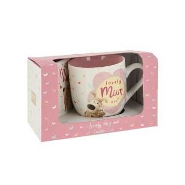 Boofle Female Mug & Coaster Set Mummy