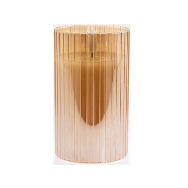 Led Flicker Candle Amber Medium
