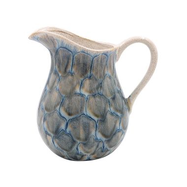 Fish Scale Jug Blue Medium