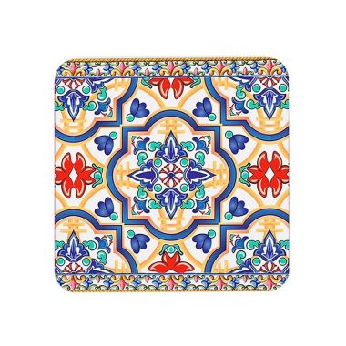 Ceramic Tuscany Coaster Blue