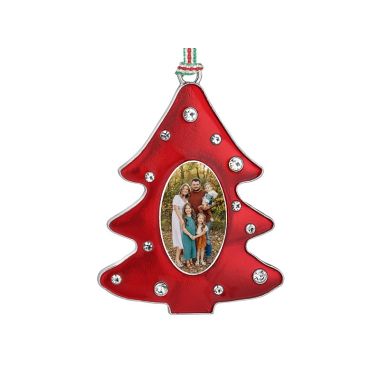 Red Christmas Tree Photoframe Decoration