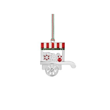 Reindeer With Clear & Ab Stones Tree Decoration