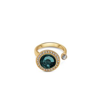 Newbridge Ring With Montana Coloured Stone