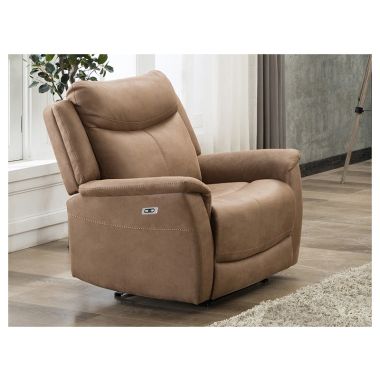 Armchair Electric Recliner - Caramel