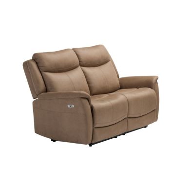 Arizona 2 Seater Electric Recliner – Caramel