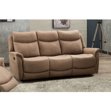 Arizona 3 Seater Recliner – Caramel