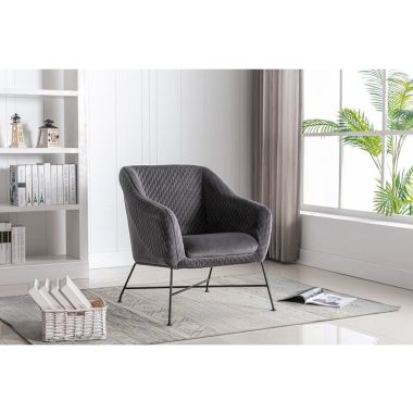 Cleo Accent Chair - Cinder