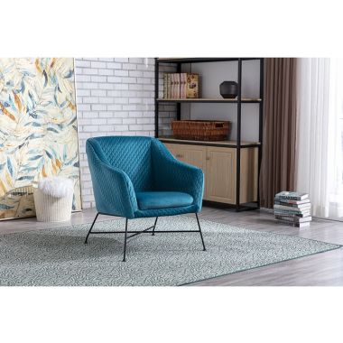 Cleo Accent Chair – Federal Blue