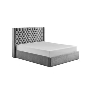 Colette Grey Fabric Storage Bed
