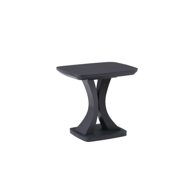 Daiva Lamp Table - Charcoal