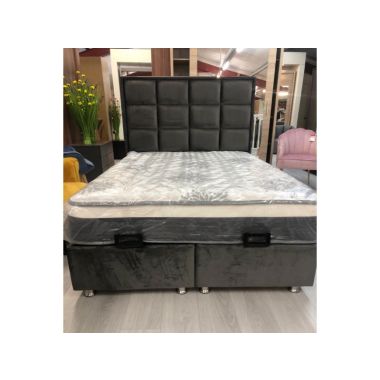 Hollywood Gas Lift Bed - Charcoal