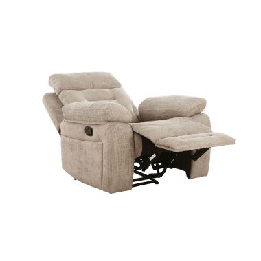 Wilbur 1 Seater Manual Recliner - Latte