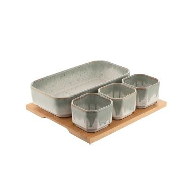 Tivoli Serving Set Bamboo Board