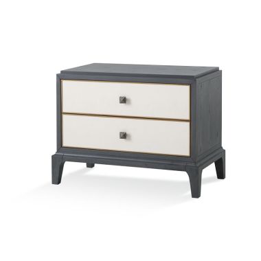Katie Bleu Monaco 2 Drawer Bedside Table