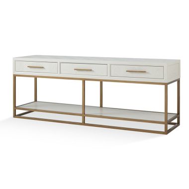 Katie Bleu Capri 3 Drawer Console Table