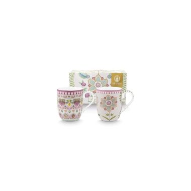Set Of 2 Mugs Small Lily&Lotus 145Ml
