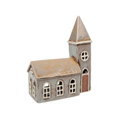 Village Pottery Church Tealight