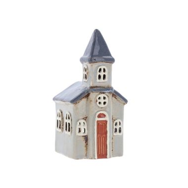 Village Pottery Church Tealight - Small