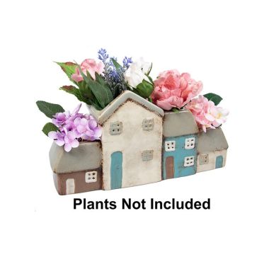 Village Pottery Row 4 House Planter