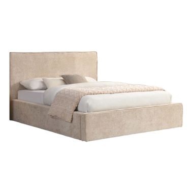 Wicklow Beige Fabric Storage Bed