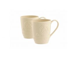 Belleek Trinity Knot Mug (Set of 2)