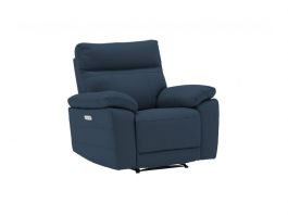 Light blue best sale circular recliner