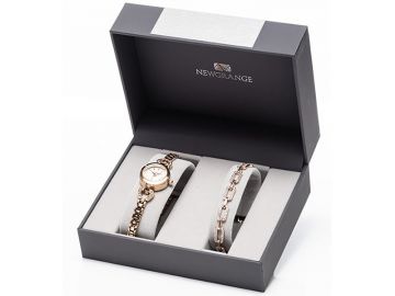 Newgrange Living Rose Gold Watch & Bracelet Set