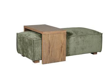 Bodhi Ottoman And Coffee Table Set - Olive