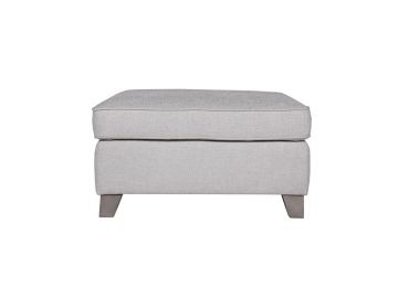 Cantrell Ottoman – Light Grey